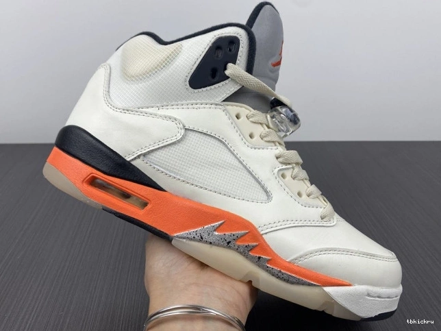 Reps TBkick Orange 5 DC1060-100 Jordan Total Retro 0627